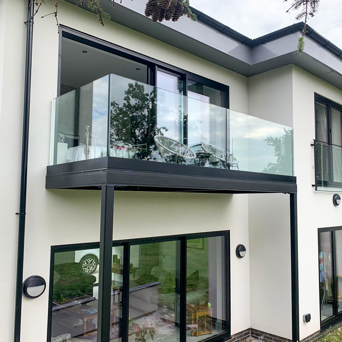 Aluminium glass glazing (2)